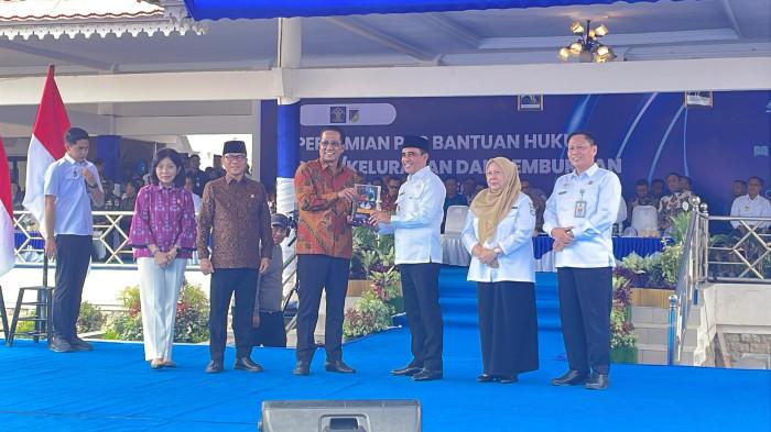 Menkum RI Resmikan 2.017 Pos Bantuan Hukum di Seluruh Desa dan Kelurahan se-Sulteng