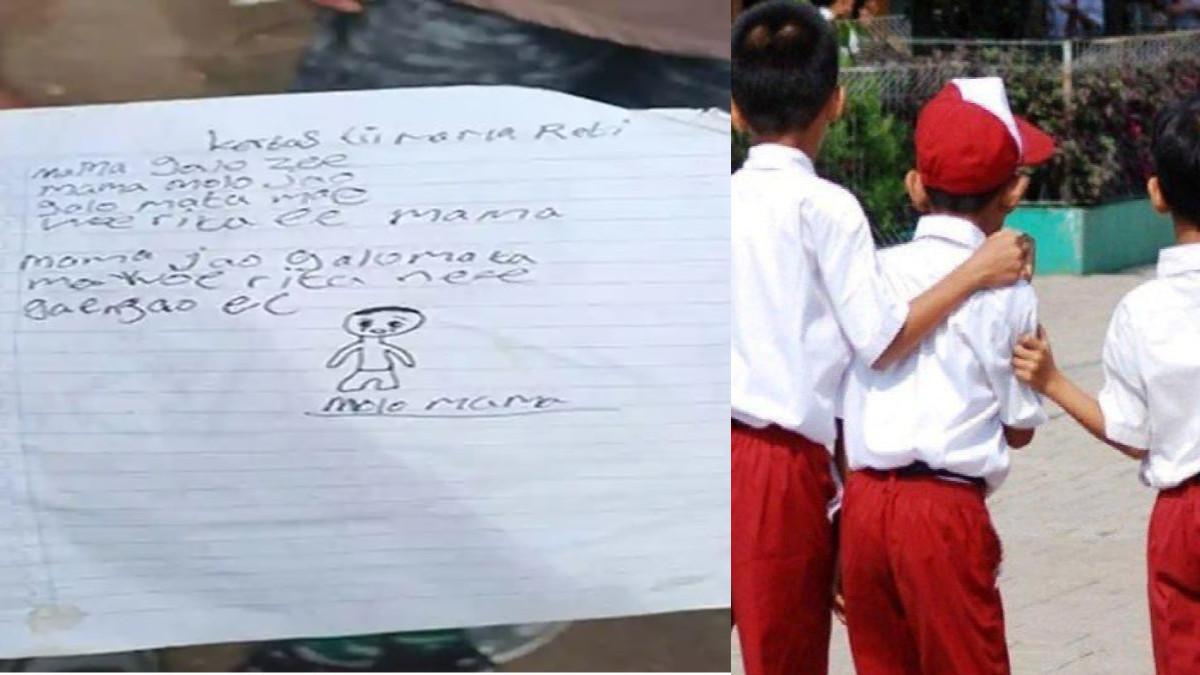 BOCAH AKHIRI HIDUP - Sosok bocah SD yang diduga mengakhiri hidup karena tidak bisa beli buku dan pena