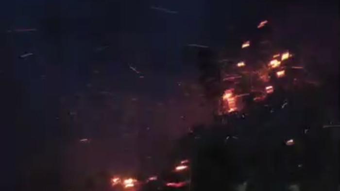 Api Karhutla di Avolua Parigi Mout Merambat Turun ke Perkebunan Warga