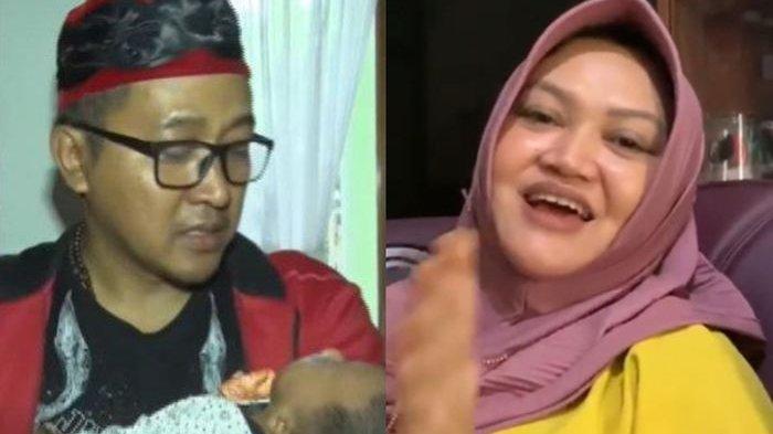 Teddy Pardiyana bersama buah hatinya hasil pernikahan dengan mendiang Lina Zubaedah