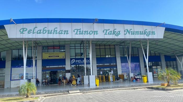 JADWAL KAPAL FERI - Tampak suasana di Pelabuhan Tunon Taka, Nunukan, saat diabadikan TribunKaltara.com, Selasa (3/2/2026). (TribunKaltara.com/Fatimah Majid)