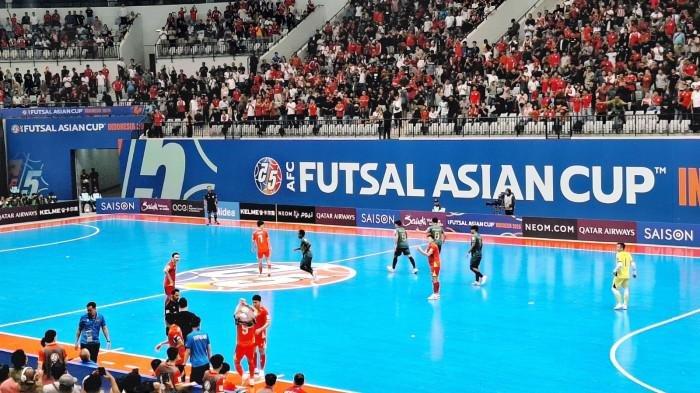 PIALA ASIA 2026 - Suasana Timnas Futsal Indonesia di Indonesia Arena, Senayan, Jakarta, Selasa (3/2/2026).