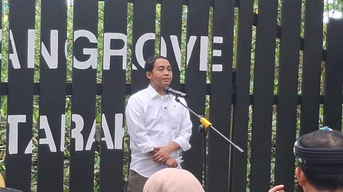 MENTERI KEHUTANAN- Raja Juli Antoni, Menhut RI dalam sambutannya di kegiatan peringatan Hari Lahan Basah Sedunia, berlokasi di KKMB Kota Tarakan, Jumat (6/2/2026).