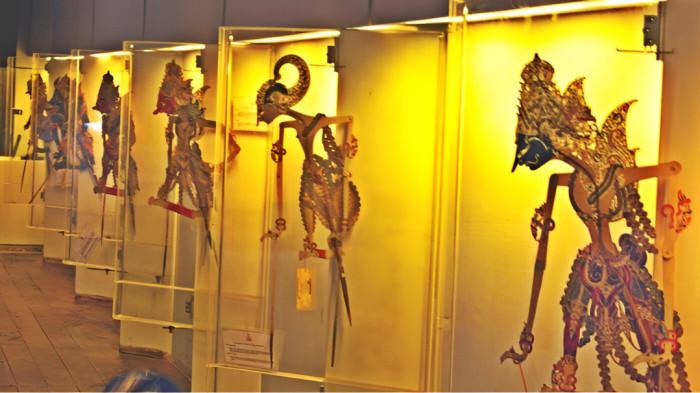 PAMERAN WAYANG- Ilustrasi pameran wayang kulit di museum Jakarta.