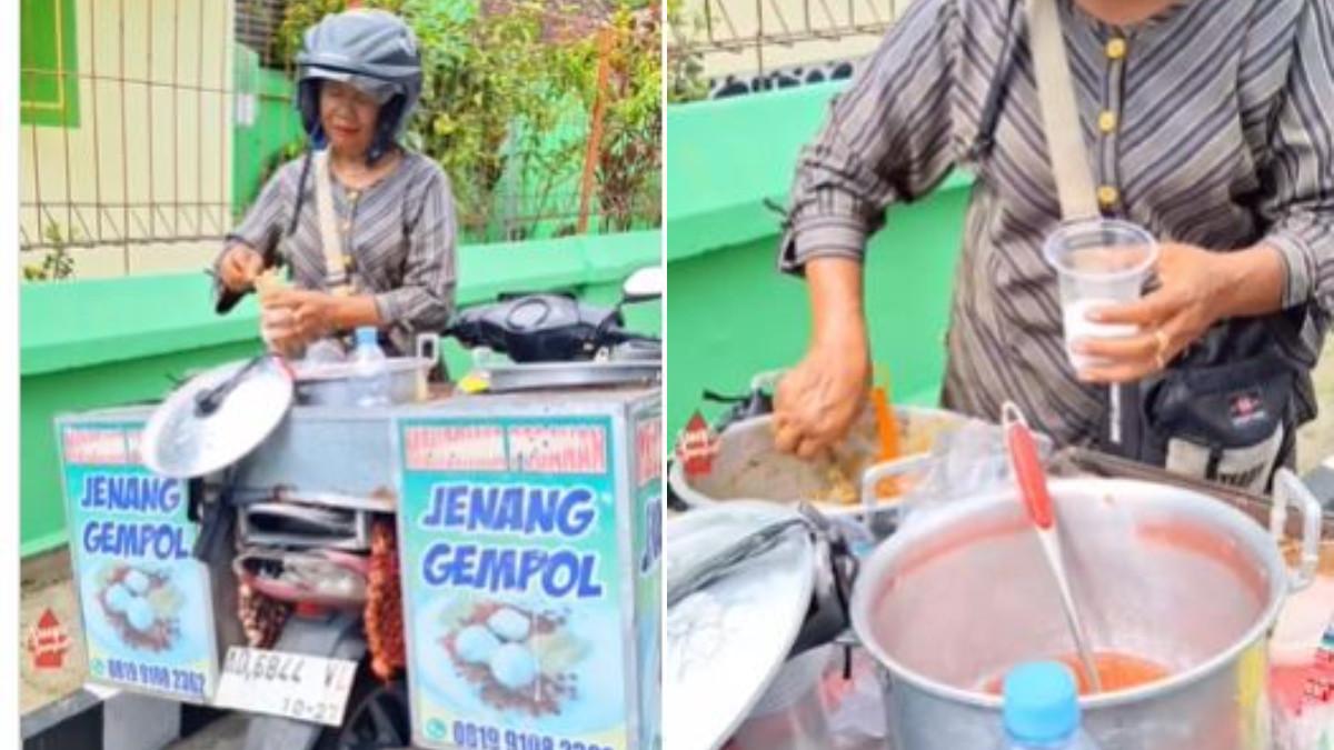 KULINER KLATEN - Jenang Gempol Bu Kiryanti. Inilah kuliner tradisional di Klaten, Jawa Tengah.