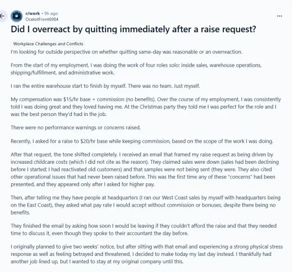 The moment loyalty at work runs out