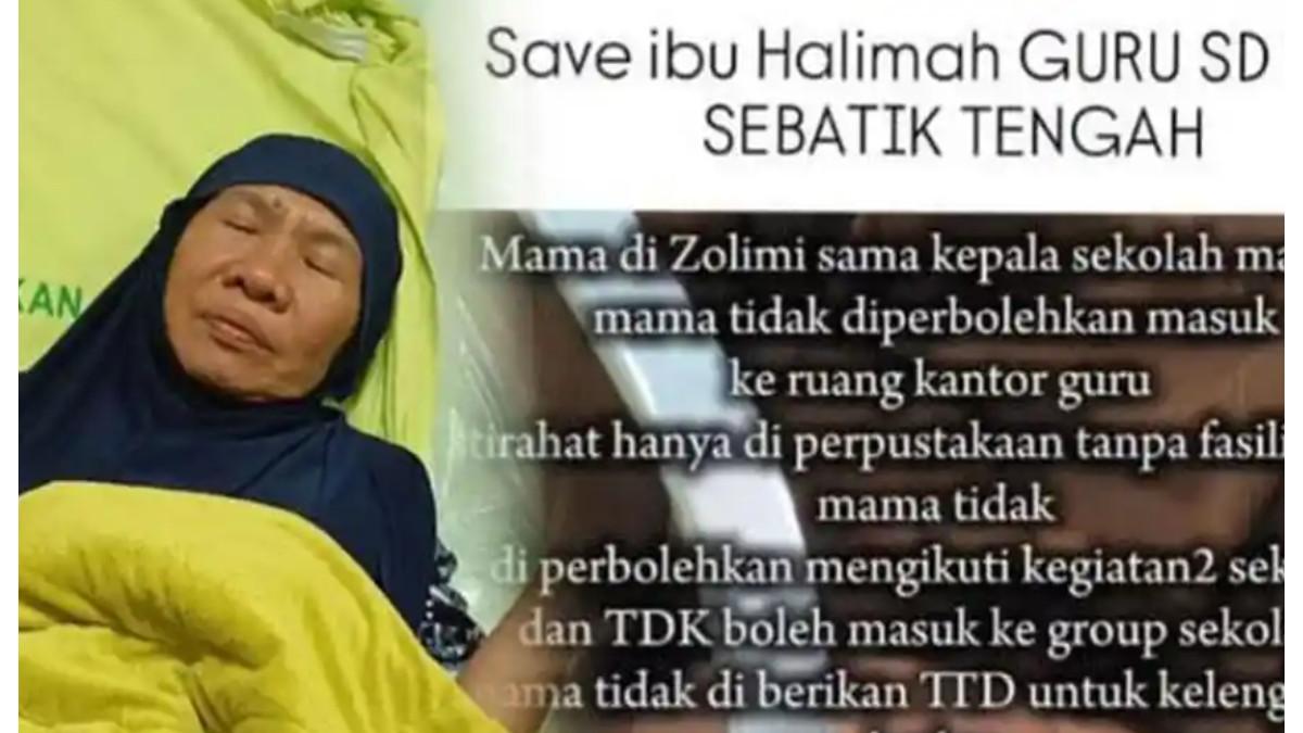 SOSOK SITTI HALIMAH - Sitti Halimah guru agama di SD Negeri 001 Sebatik Tengah, Kabupaten Nunukan diduga korban perundungan Kepala Sekolah.