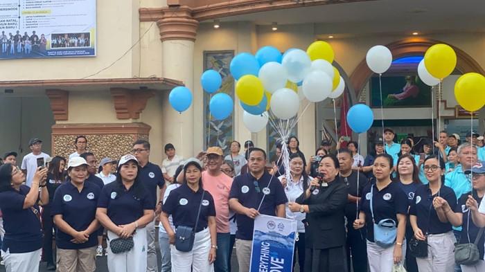 GMIM - Peluncuran program dan pelayanan Hari-hari Raya Gerejawi (H2RG) Jemaat GMIM Tumpengan Wilayah Sea, Minahasa, Sabtu 7 Februari 2026. Rangkaian pembukaan H2RG diawali ibadah dilanjutkan jalan sehat dan olahraga bersama. 