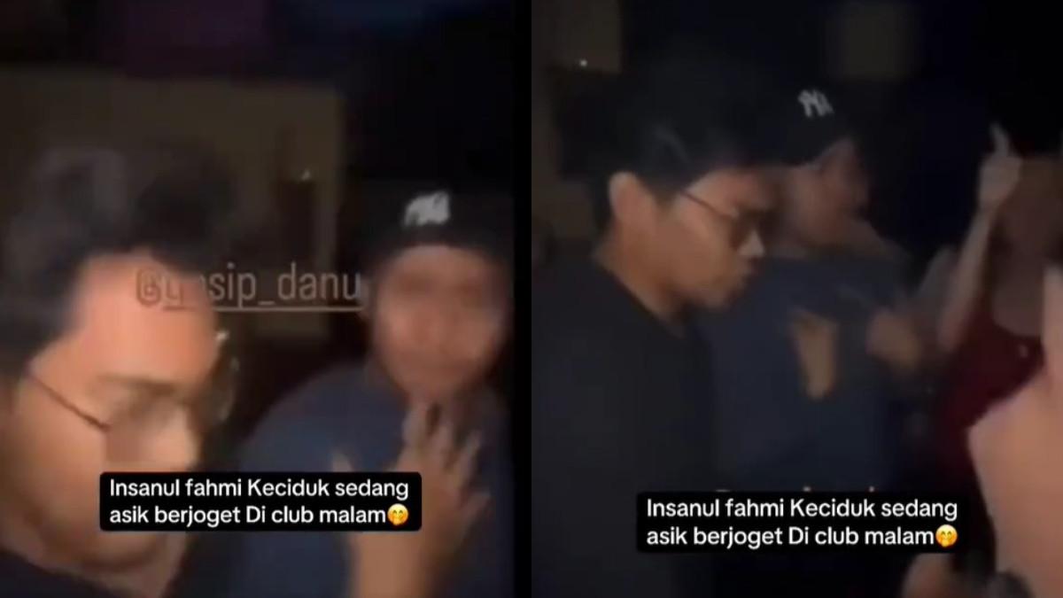 Insanul Fahmi tengah asyik bernyanyi bersama sejumlah teman, baik laki-laki maupun perempuan.