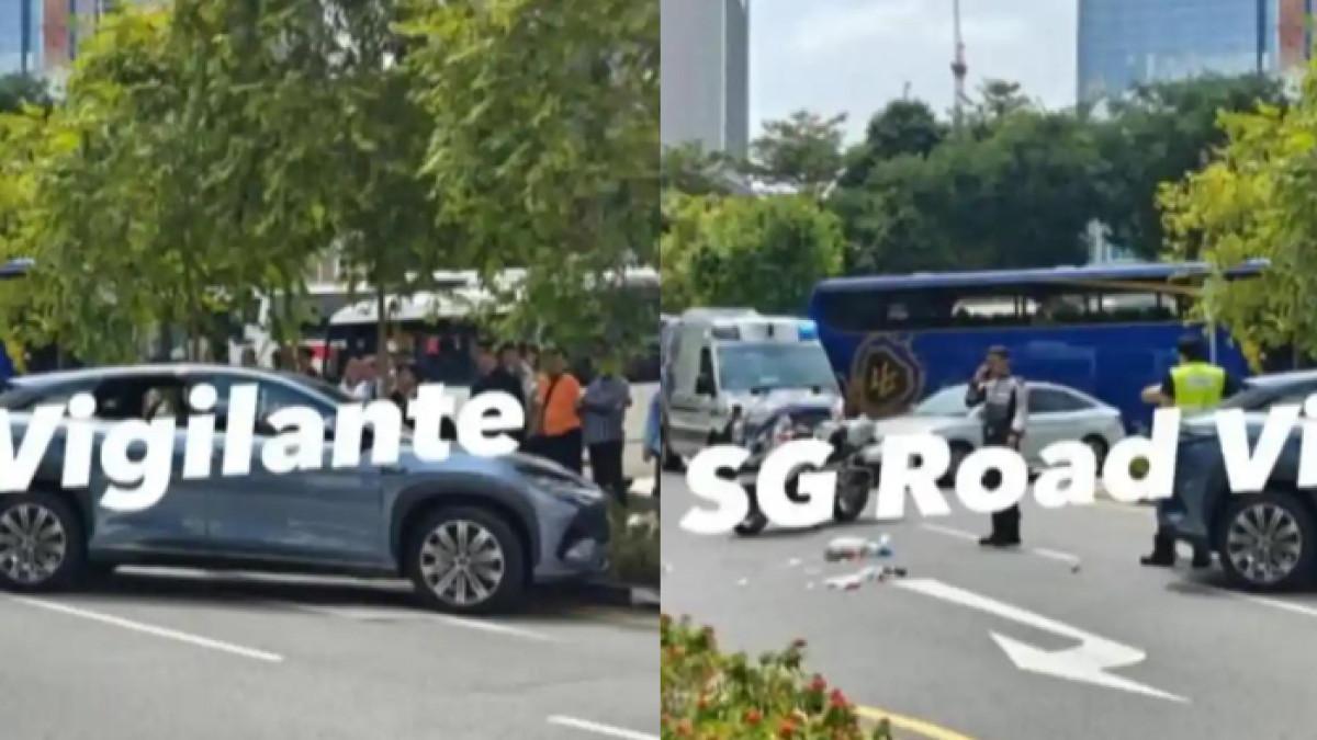 KECELAKAAN MAUT - Lokasi kecelakaan di kawasan Kuil Relik Gigi Buddha di Chinatown, Singapura, Jumat, 6 Februari 2026 sekira 11:50 pagi waktu Singapura. Bocah WNI berusia 6 tahun tewas di tempat, ibu luka-luka