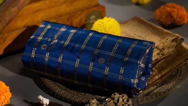 Thread Brocade Kanjivaram Sarees