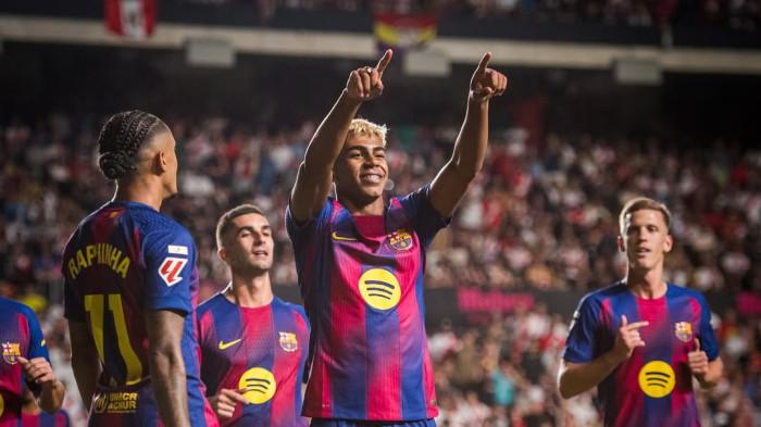 LA LIGA SPANYOL.Barcelona akan menjamu Valencia dalam lanjutan La Liga 2025/2026, Senin (15/9/2025) pukul 02.00 WIB.