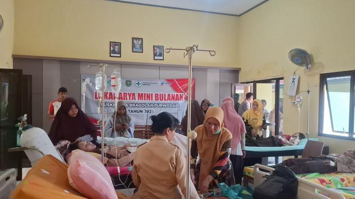 KERACUNAN - Para korban keracunan MBG sedang menjalani Perawatan di Puskesmas Bubutan Purworejo pada Jumat (3/10/2025) Para korban keracunan sedang menjalani Perawatan di Puskesmas Bubutan Purworejo pada Jumat (3/10/2025)