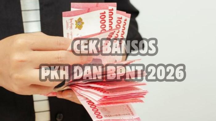 BANSOS 2026 -- Ilustrasi pencairan Bansos PKH dan BPNT. Simak cara cek penerima Bansos 2026 melalui situs resmi Kemensos.
