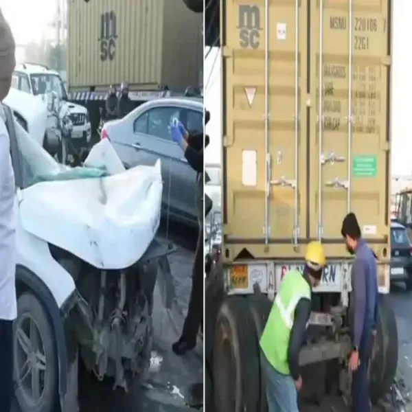 road accident ghazipur crash