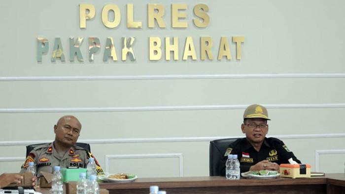 Sekda Jalan Berutu DAN Wakapolres Pakpak Bharat Kompol Donris