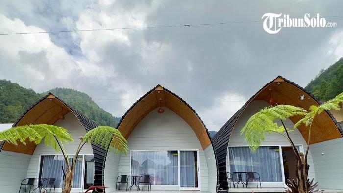 LONG WEEKEND. Penampakan villa di Kabupaten Karanganyar beberapa waktu lalu. Okupansi tahun ini tak seramai libur imlek tahun kemarin.  