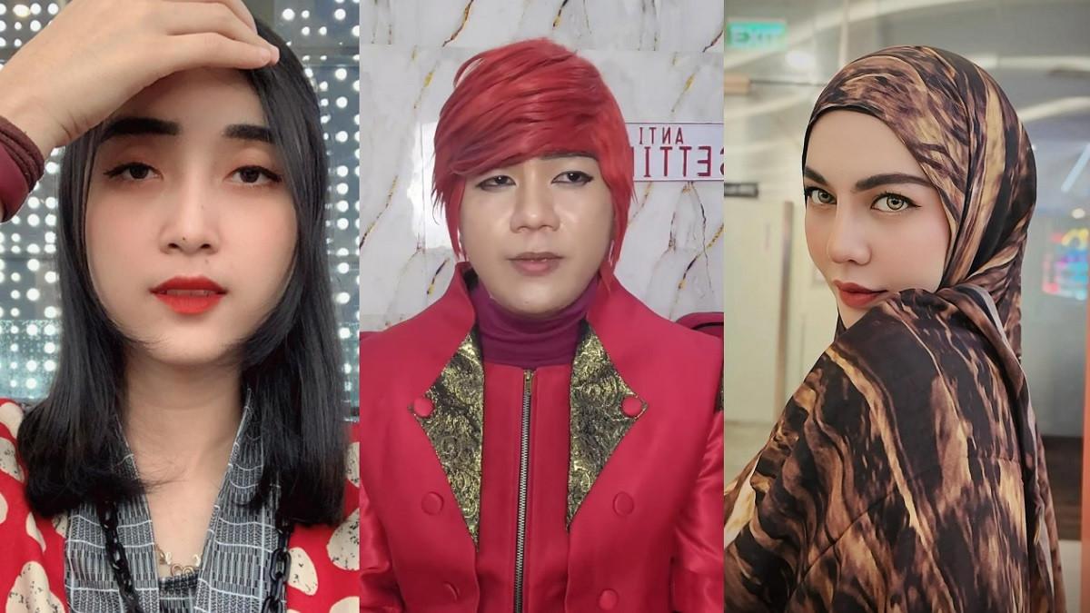 ISTRI PESULAP MERAH - Kolase potret Ratu Rizky Nabila, Pesulap Merah, dan Tika Mega Lestari