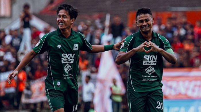 SELEBRASI - Potret pemain Persak Kebumen saat melakukan selebrasi usai mencetak gol di fase semifinal Liga 4 Jateng 2025/2026 baru-baru ini - ist/ IG