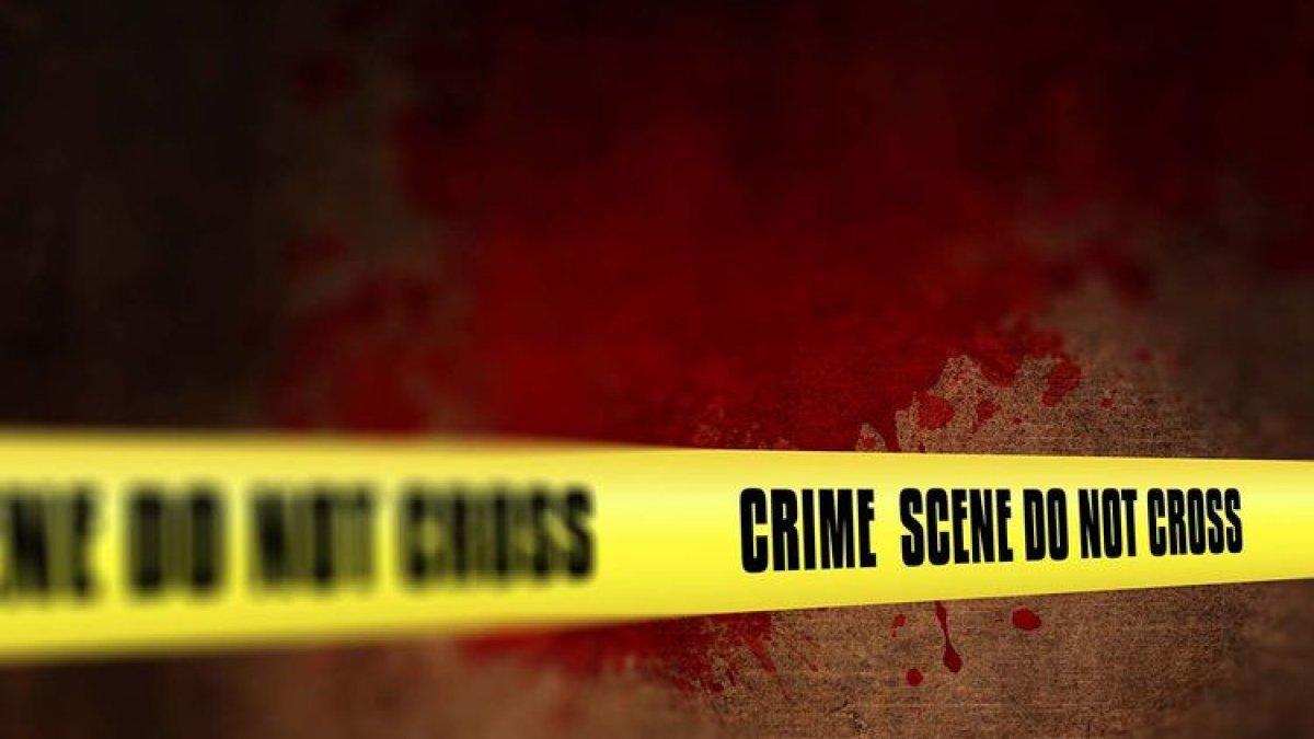 Ilustrasi garis polisi.