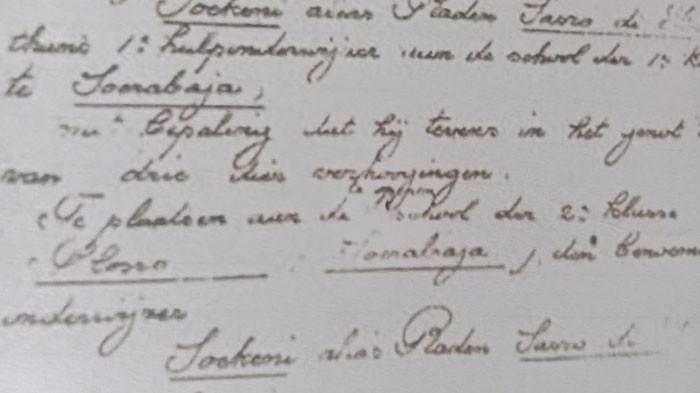berkas bukti sejarah otentik yang menuliskan bahwa Soekarno lahir di tahun 1902 1