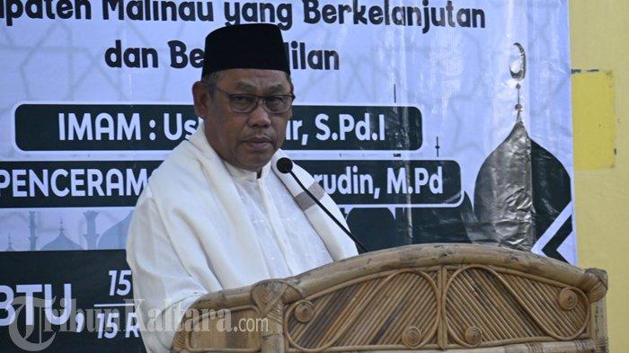 AKHIR SAFARI – Pemerintah Kabupaten Malinau melaksanakan rangkaian Safari Ramadan di 13 Masjid tahun ini. Tahun ini rute penutup dilaksanakan Rumah Jabatan Wakil Bupati Malinau, Kamis (20/03/2025) (TribunKaltara.com/Mohamad Supri)
