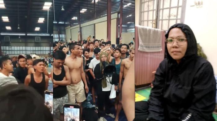 Suasana di camp penampungan korban penipuan kerja (scam) Kamboja. Warga Jambi bernama Audy Lyliana Putri masih belum diketahui keberadaannya.