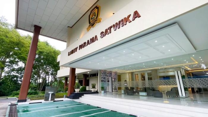 ampak Lobby Parama Satwika yang berada di lingkungan Akademi Kepolisian