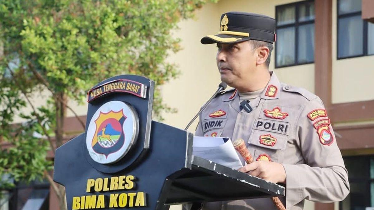 KASUS NARKOBA POLISI - Kapolres Bima Kota, AKBP Didik Putra Kuncoro saat masih aktif menjabat.
