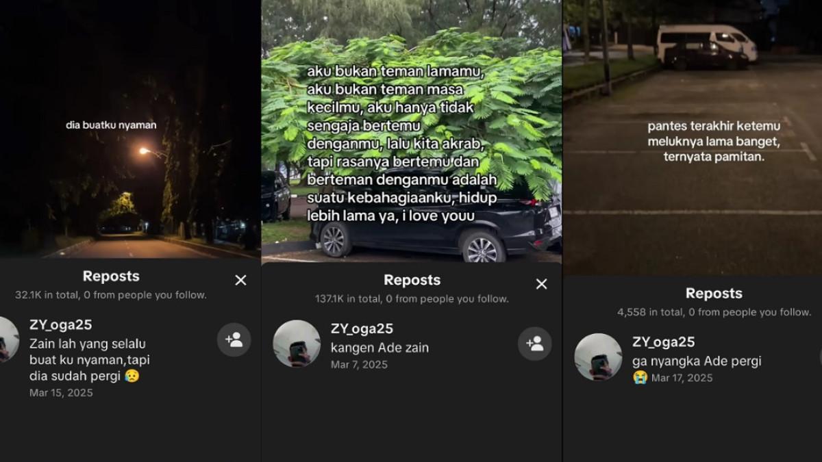 PEMBUNUHAN SISWA SMP - Kolase jejak medsos pelaku yang bunuh siswa SMP di Kampung Gajah