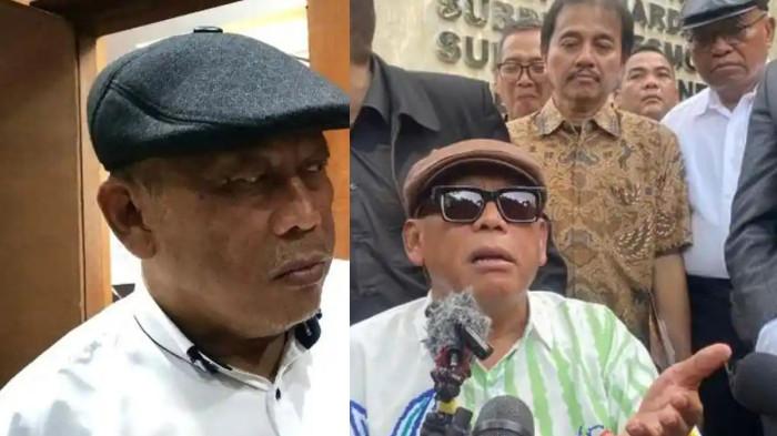 PERTEMUAN - (kiri) Aktivis Eggi Sudjana, saat ditemui awak media pada Januari 2026 lalu(kanan) Eggi Sudjana diperiksa penyidik Polda Metro Jaya soal tudingan ijazah palsu Presiden ke-7 RI Joko Widodo, Senin (7/7/2025)
