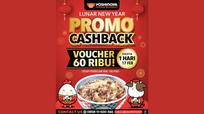 YOSHINOYA: Promo Cashback