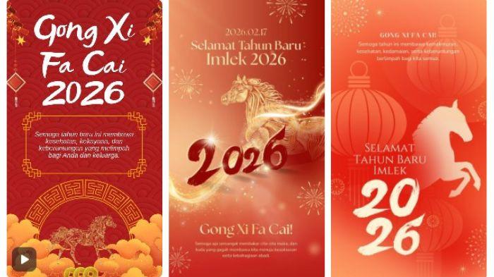 POSTER IMLEK - Kumpulan poster Tahun Baru Imlek 2577 Kongzili yang jatuh pada hari Selasa, 17 Februari 2026.