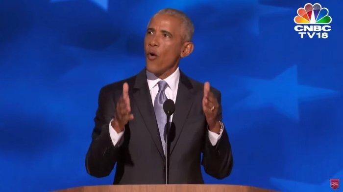 Barack Obama berbicara di DNC 2024 untuk mendukung Kamala Harris
