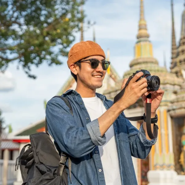man who grew up privileged traveling without worrying about budget