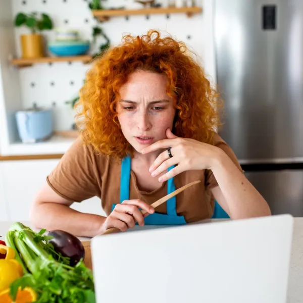 woman confused while cooking lacks life skills because grew up privileged