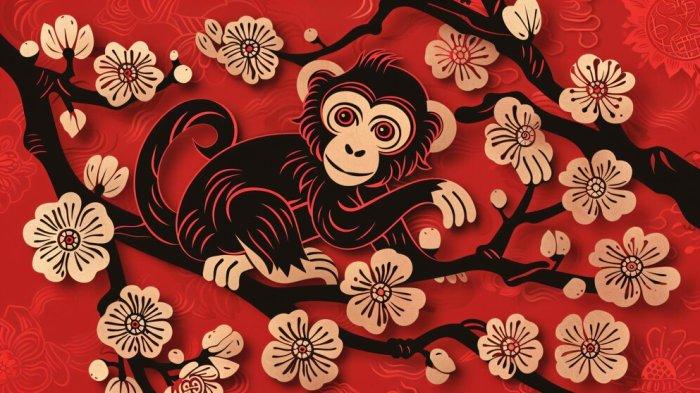 Ilustrasi Shio Monyet.