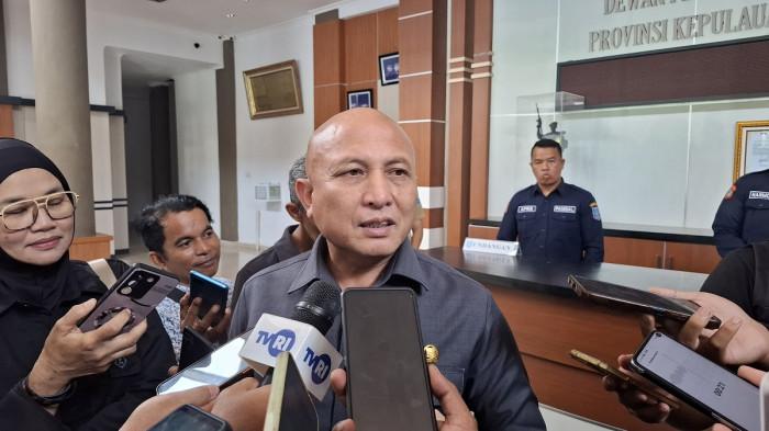 Ketua DPRD Provinsi Bangka Belitung, Didit Srigusjaya usai menggelar rapat paripurna, Senin (19/1/2026).