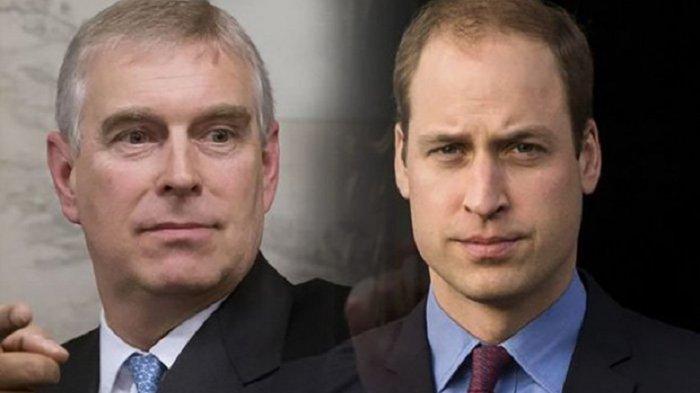 Pangeran William (kanan) dikabarkan ikut memberi masukan kepada Ratu Elizabeth II terkait pencopotan gelar Pangeran Andrew yang sedang menghadapi kasus dugaan pelecehan seksual.