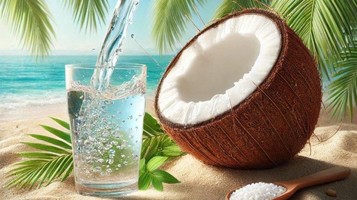 ilustrasi air kelapa