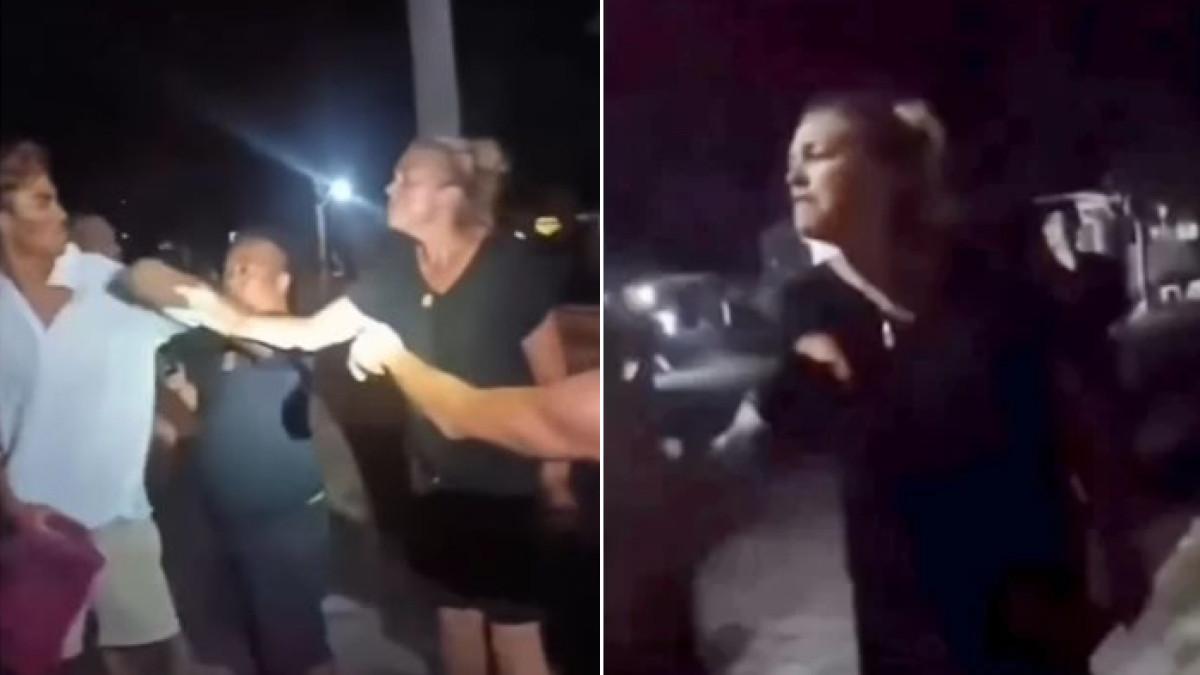 BULE PROTES TADARUS - Miranda Lee asal New Zealand protes tadarus di Gili Trawangan (19/2/2026).