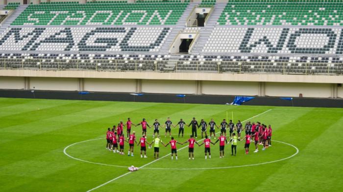 PERSIPURA - Persipura Jayapura bertandang ke markas PSS Sleman di Stadion Maguwoharjo, Yogyakarta, Sabtu (21/2/2026). 