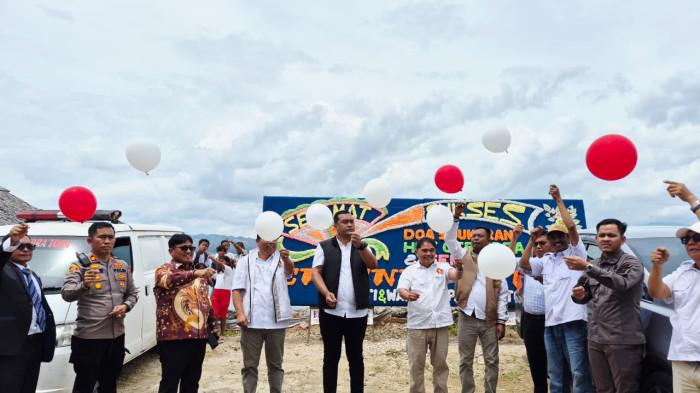 Bupati Toba Hadiri Syukuran HUT ke-18 Partai Gerindra