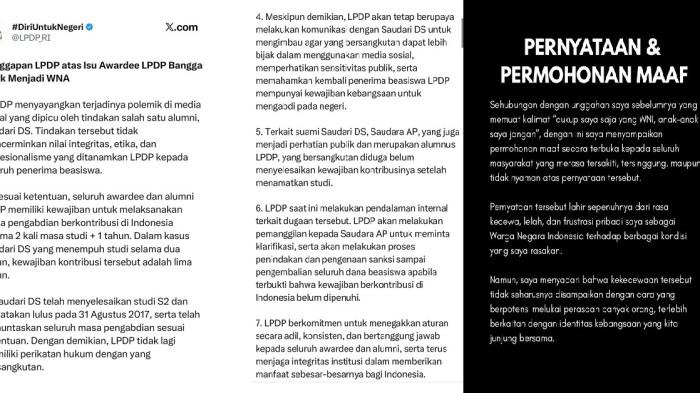 VIRAL ALUMNI LPDP - Viral alumni LPDP masalah melebar catut mertua hingga ancaman sanksi suami