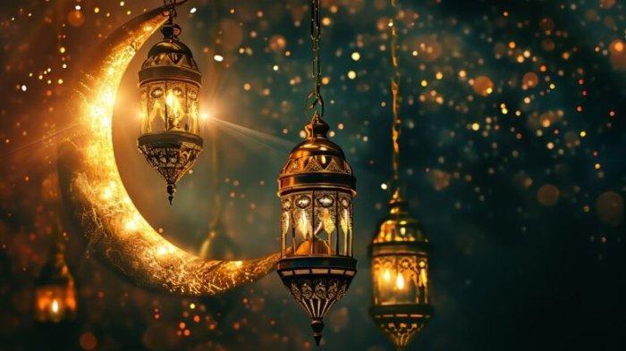 JADWAL IMSAKIYAH - Gambar hasil olahan Ai menunjukkan ilustrasi Imsakiyah di bulan Ramadan, diunggah Senin (10/3/2025).