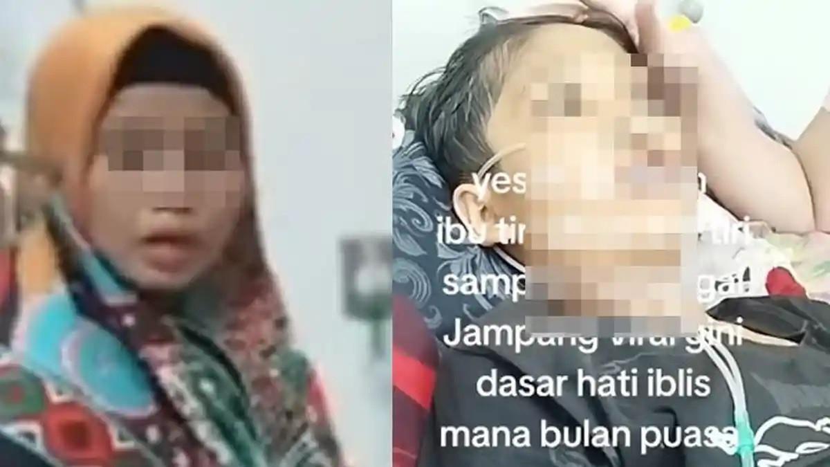 ANAK DISIKSA IBU TIRI - Ibu Tiri (KIRI). Anak disiksa ibu tiri (KANAN). Ucapan Ibu Tiri Usai Siksa Anak di Sukabumi