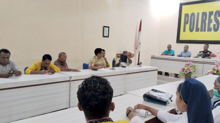 Audiensi terkait penanganan kasus dugaan Tindak Pidana Perdagangan Orang