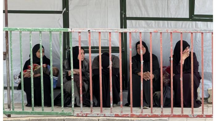 Perempuan korban tembakan Israel di Gaza ok