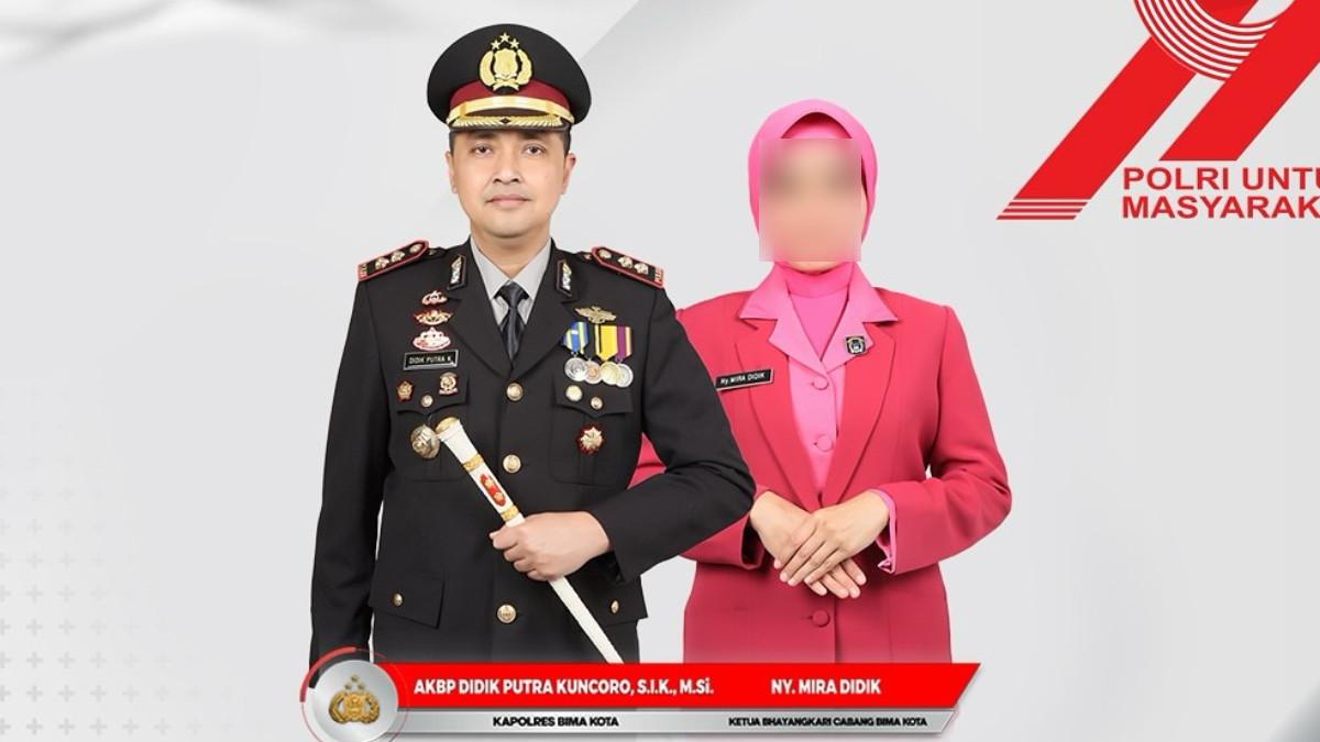 KASUS NARKOBA POLISI - Miranti Afriana istri mantan Kapolres Bima Kota AKBP Didik positif narkoba.