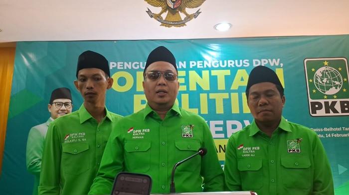 TARGET PKB - Ketua DPW PKB Kaltara, Herman, saat menyampaikan target perolehan suara menuju Pemilu 2029 meski masih lama namun sejak sekarang mempersiapkan diri. TRIBUNKALTARA.COM/ANDI PAUSIAH